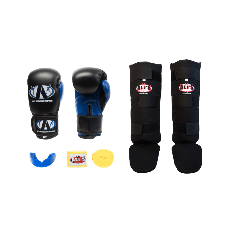 Ali’s Fightgear complete beginners kickboks set voor jeugd en volwassenen