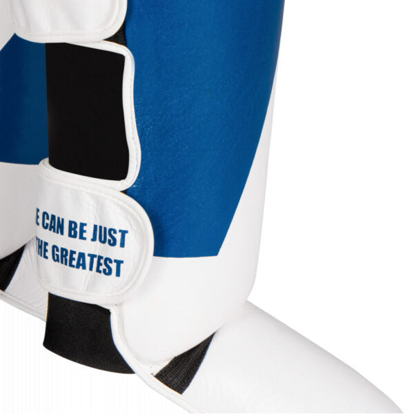 Scheenbeschermers – Blauw / Wit