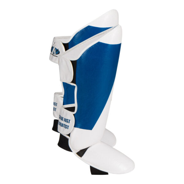 Scheenbeschermers – Blauw / Wit