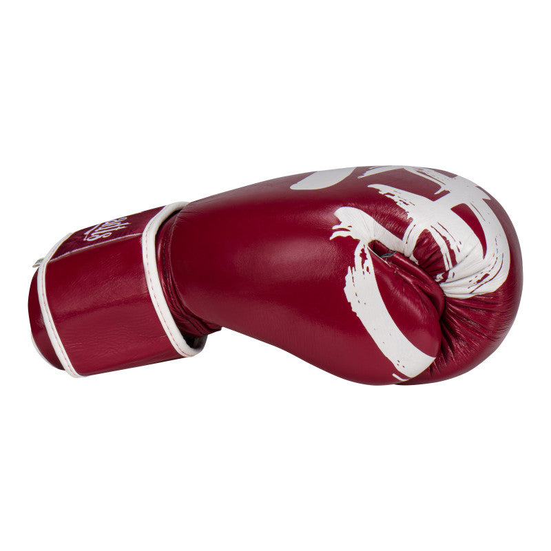 Boxing gloves Bordeaux red