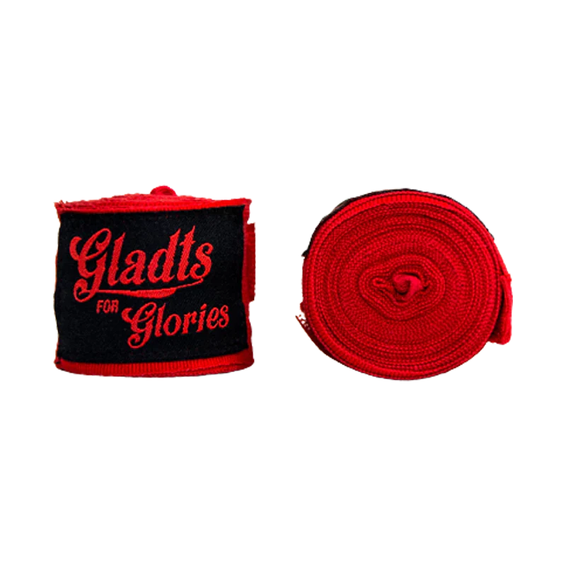 Gladts bandages – zwart, blauw of rood – 460 cm – boksen – kickboksen -thaiboksen – mma