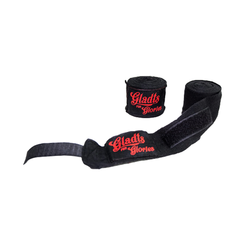 Gladts bandages – zwart, blauw of rood – 460 cm – boksen – kickboksen -thaiboksen – mma