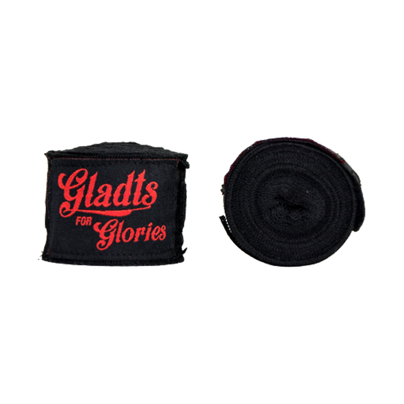 Gladts bandages – zwart, blauw of rood – 460 cm – boksen – kickboksen -thaiboksen – mma