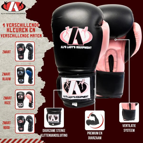 Bokshandschoen BT GO roze