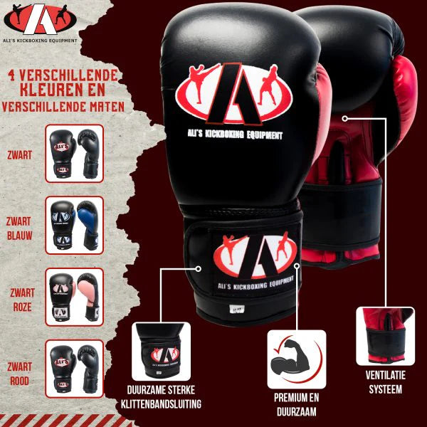 Bokshandschoen BT GO Rood